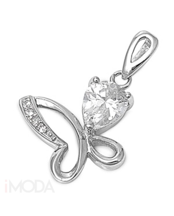 Strieborný prívesok motýľ-292827-20