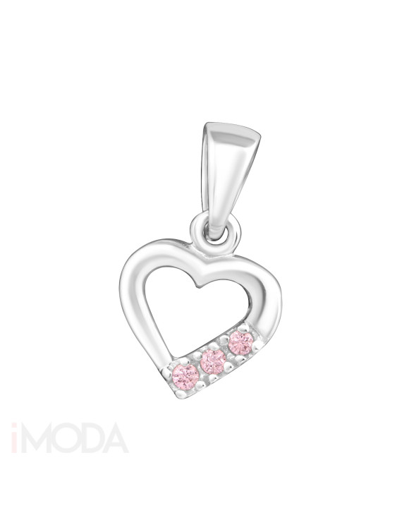 Strieborný prívesok srdce-313595-20