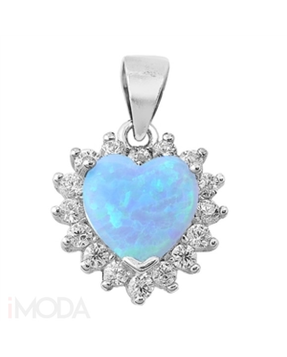 Strieborný prívesok srdce-164515-20