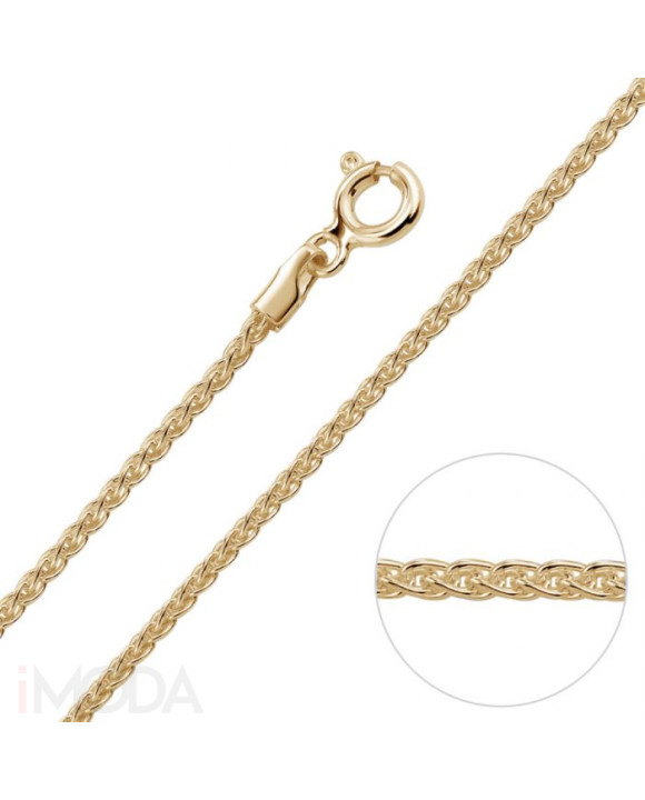 Strieborná retiazka pozlátená-235682-20