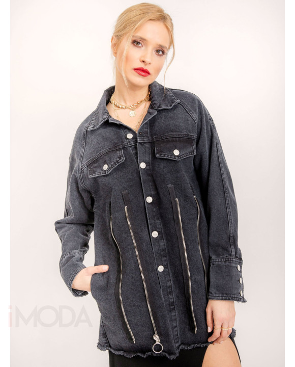 Čierna rifľová vesta-253131-20