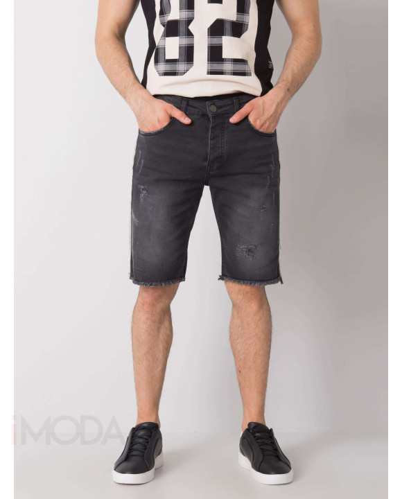 Čierne rifľové kraťasy-243953-20