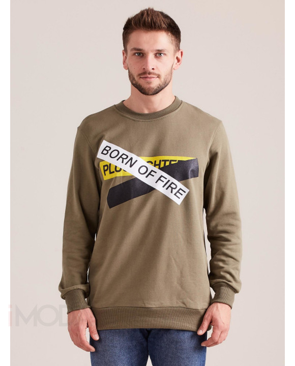 Zelená bavlnená mikina-244050-20