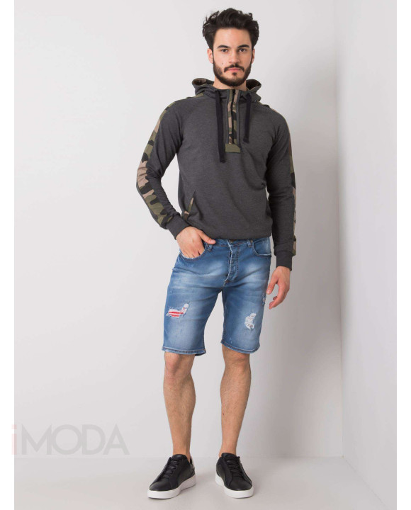 Modré rifľové kraťasy-244058-20