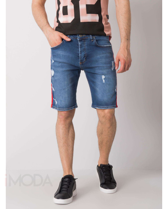 Modré rifľové kraťasy-244006-20