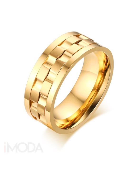 Pánsky oceľový prsteň