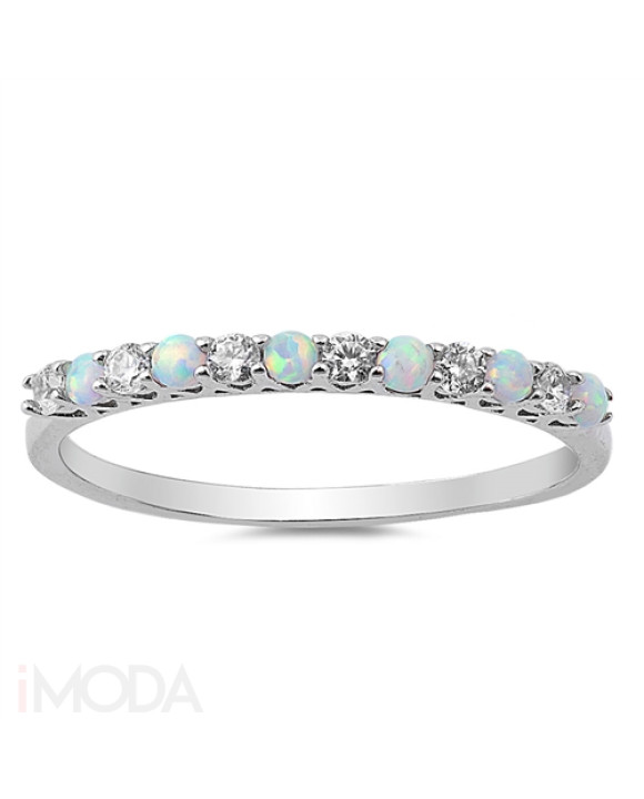 Strieborný prsteň s opálom-292694-20