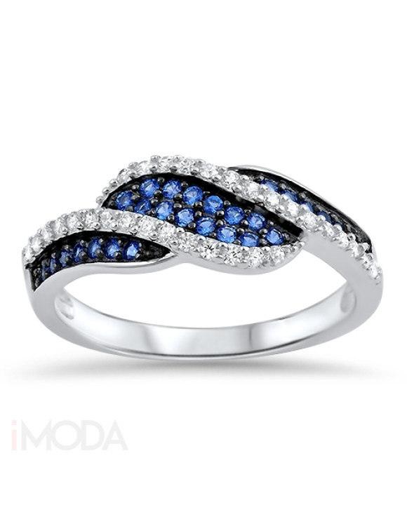 Elegantný strieborný prsteň