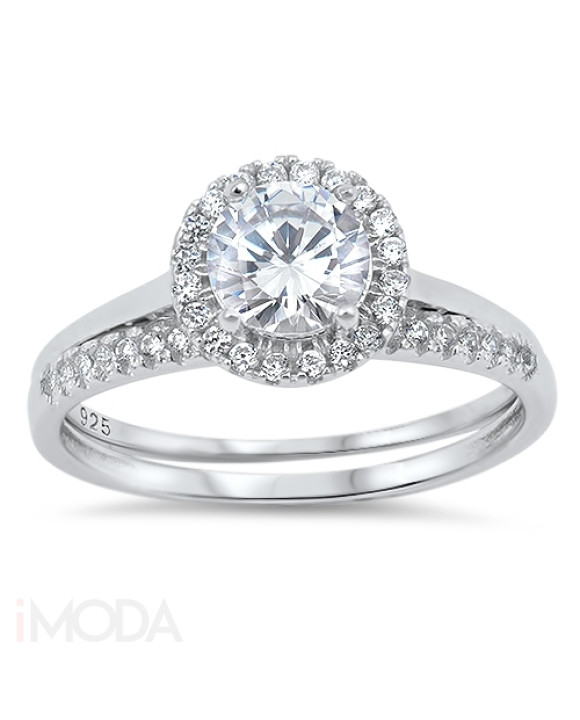 Dámsky strieborný prsteň