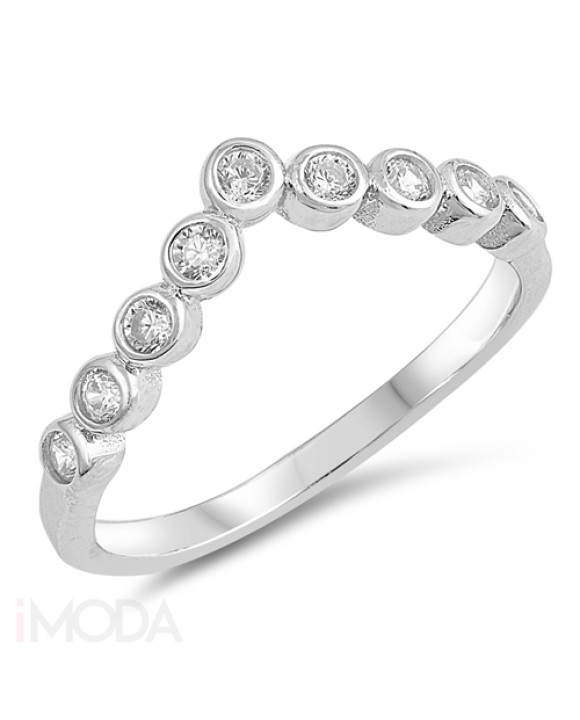 Jednoduchý strieborný prsteň