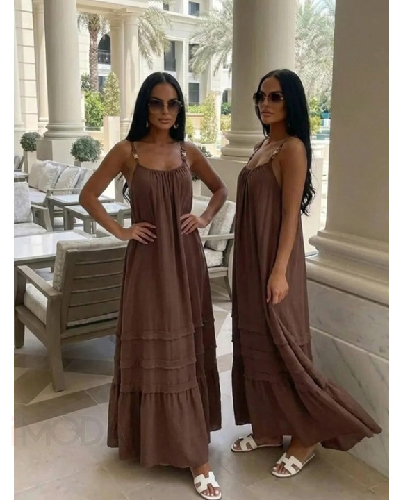 Hnedé BOHO šaty-328807-20