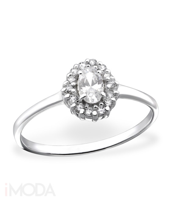 Dámsky strieborný prsteň