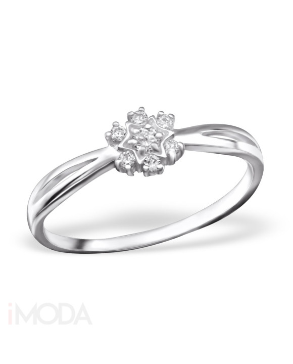 Dámsky strieborný prsteň