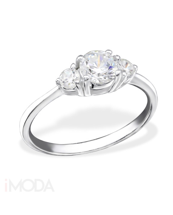 Dámsky strieborný prsteň