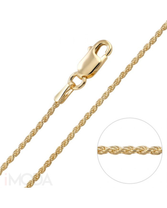 Strieborná retiazka pozlátená-237444-20