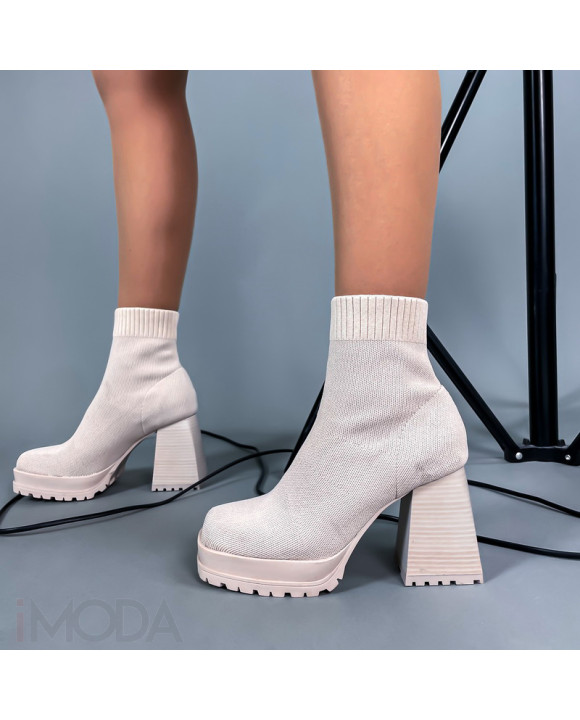 Béžové kotníkové čižmy-274592-20