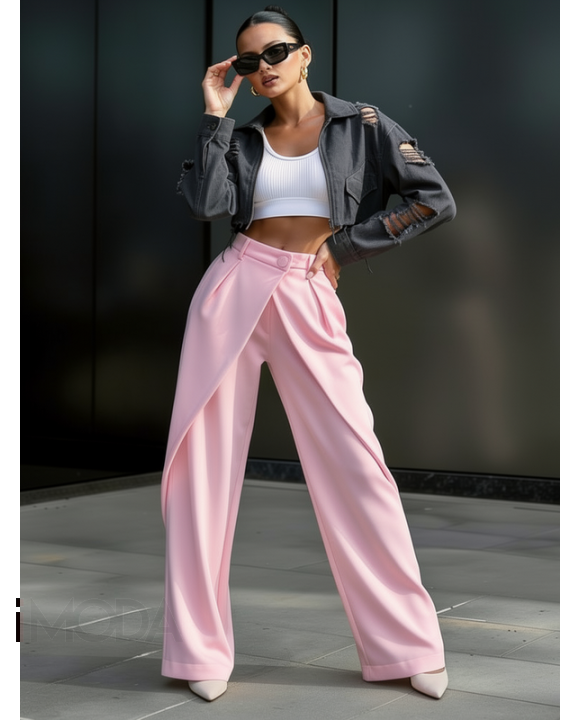 Ružové široké nohavice-325858-20