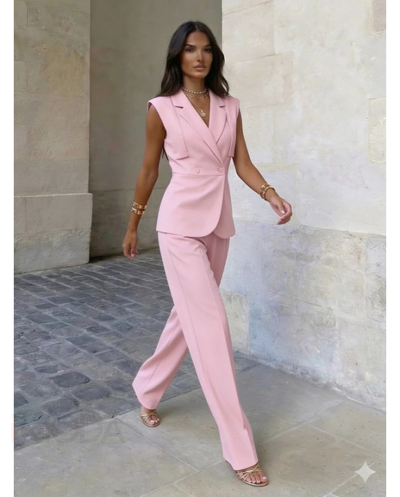 Ružový nohavicový komplet-327056-20