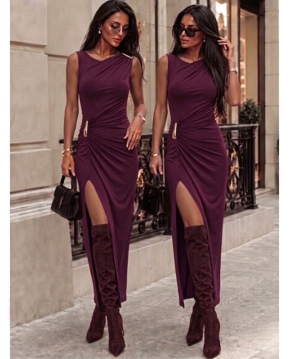 BORDO šaty s aplikáciou-330884-20