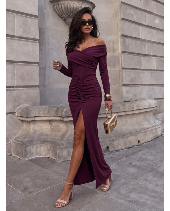 Mauve spoločenské šaty-331261-20