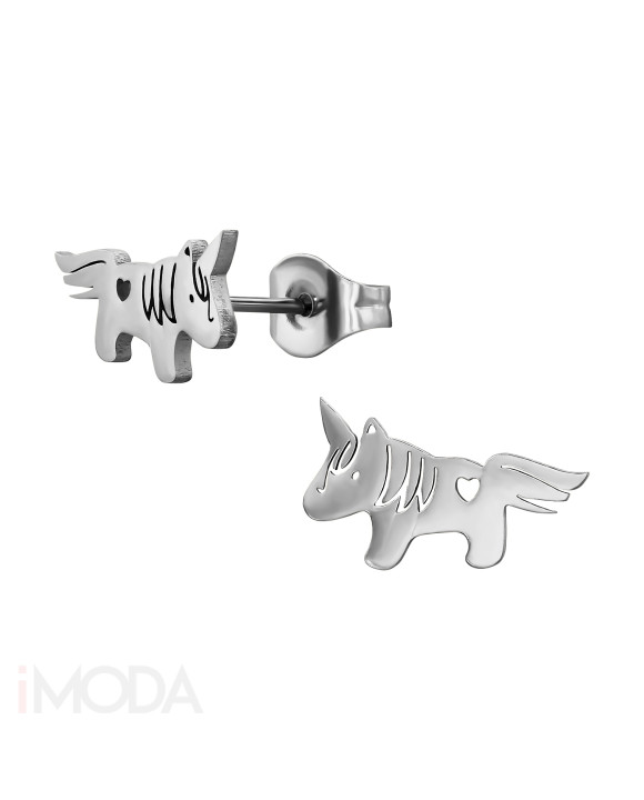 Oceľové náušnice koník-313690-20