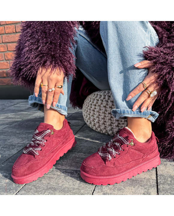 Vínové zateplené tenisky-324105-20