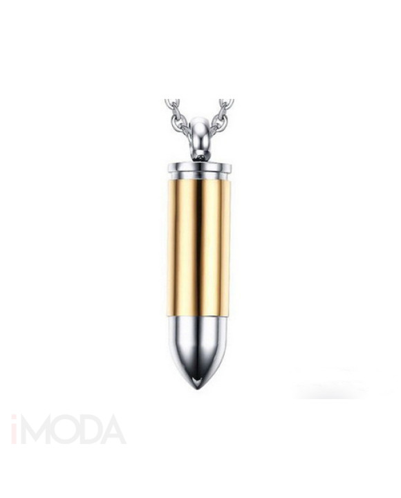 Pánsky oceľový prívesok náboj kapsula-321757-20