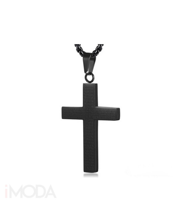 Pánsky oceľový prívesok kríž-321736-20