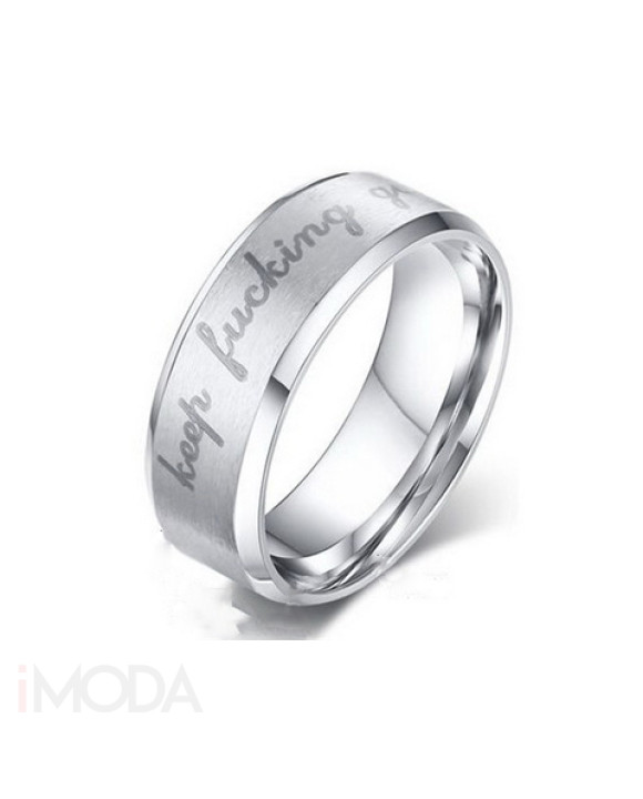 Pánsky oceľový prsteň-322144-20