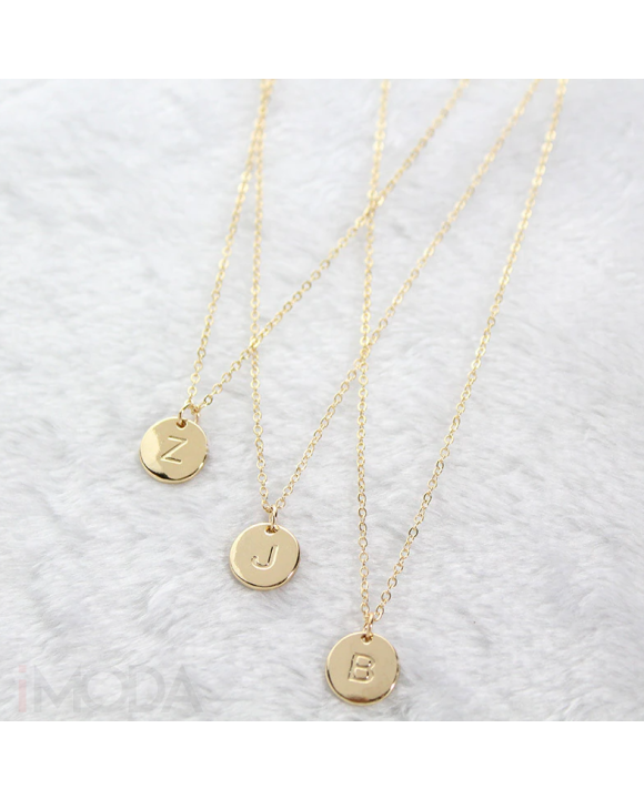 Pozlátený dámsky náhrdelník s písmenkom-233041-20
