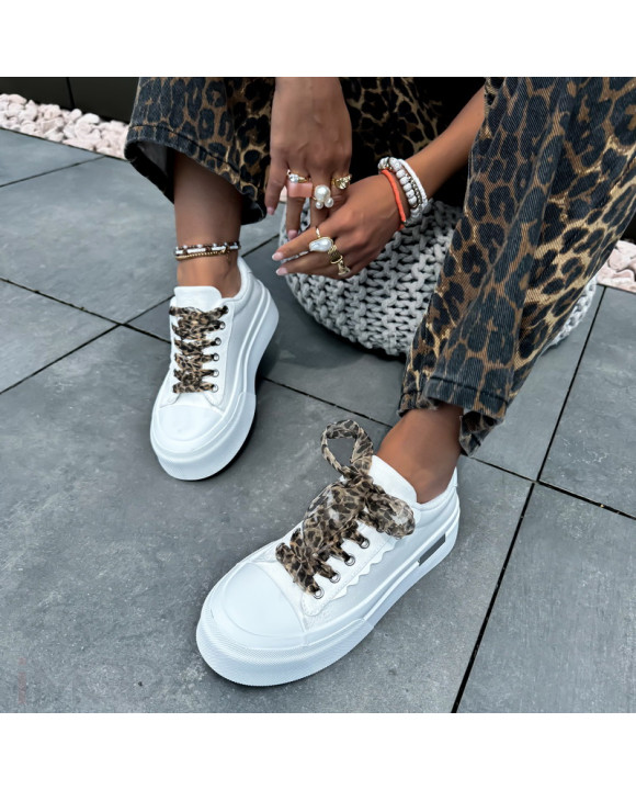 Biele plátené tenisky-319774-20