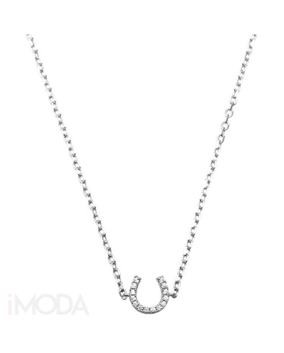 Dámsky strieborný náhrdelník podkova-257338-20