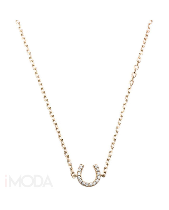 Dámsky strieborný náhrdelník podkova-257339-20