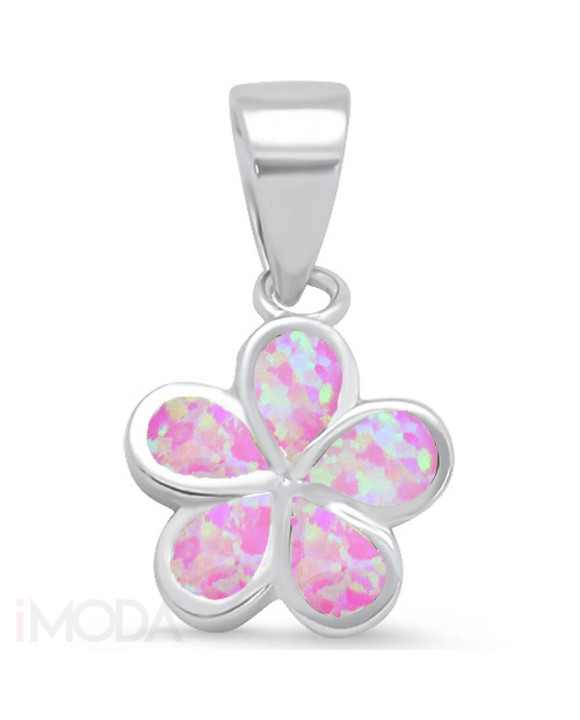 Strieborný prívesok s opálom kvietok-257337-20