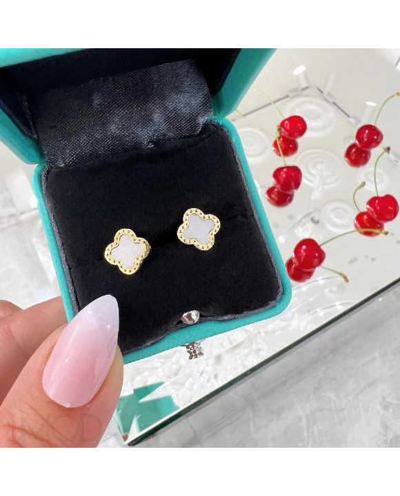 Dámske oceľové náušnice pozlátené-265331-20