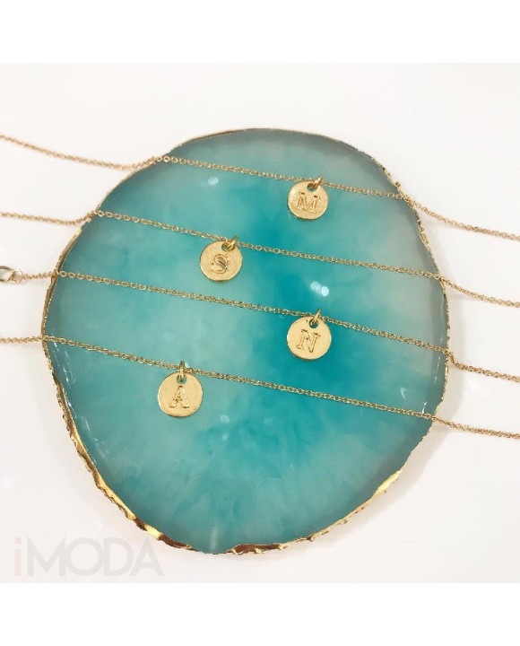 Dámsky pozlátený náramok s písmenkom-250201-20