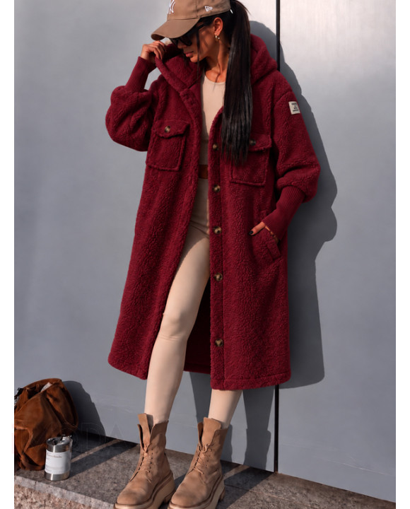 Bordo TEDDY kabát-331336-20