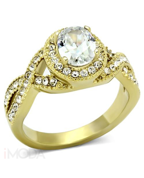 Dámsky oceľový prsteň