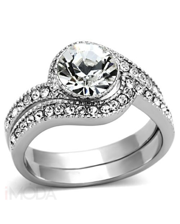 Dámsky oceľový prsteň