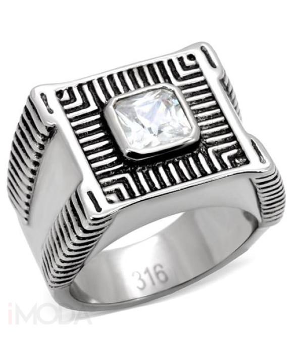 Pánsky oceľový prsteň