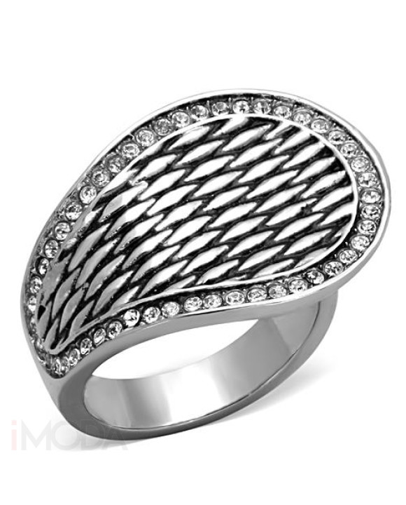 Dámsky oceľový prsteň