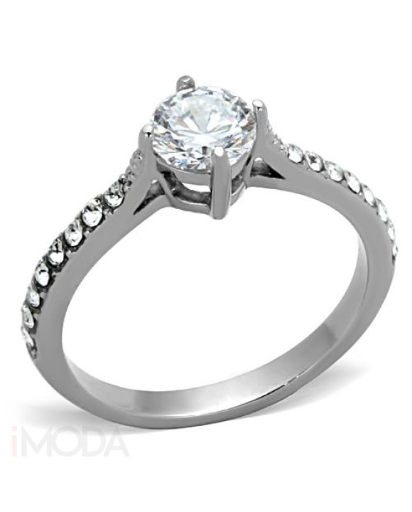 Dámsky oceľový prsteň