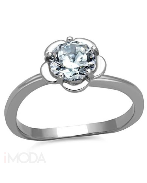 Trblietavý oceľový prsteň