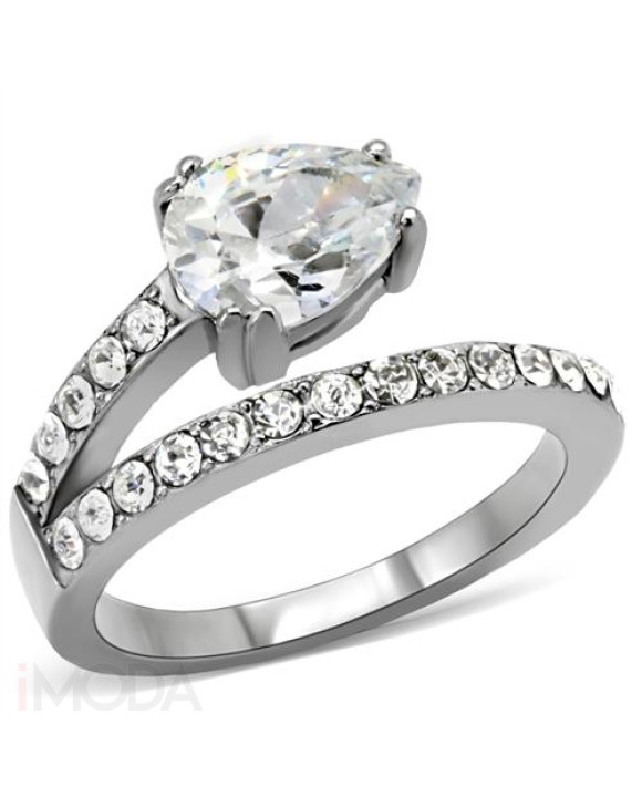 Dámsky oceľový prsteň