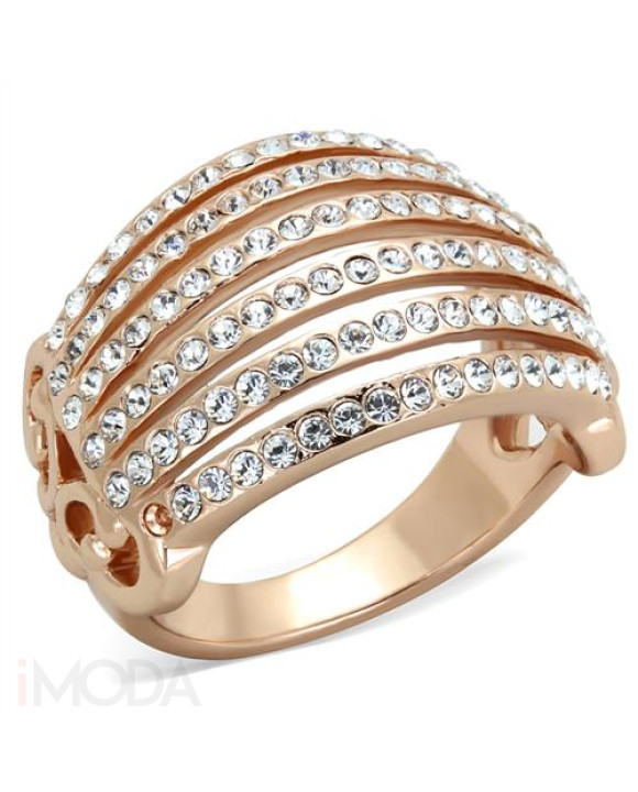 Dámsky oceľový prsteň