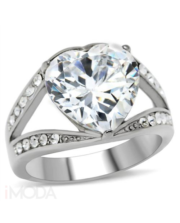 Dámsky oceľový prsteň