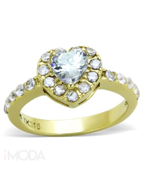 Dámsky oceľový prsteň