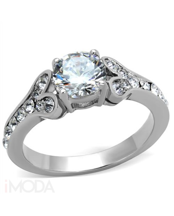 Dámsky oceľový prsteň 