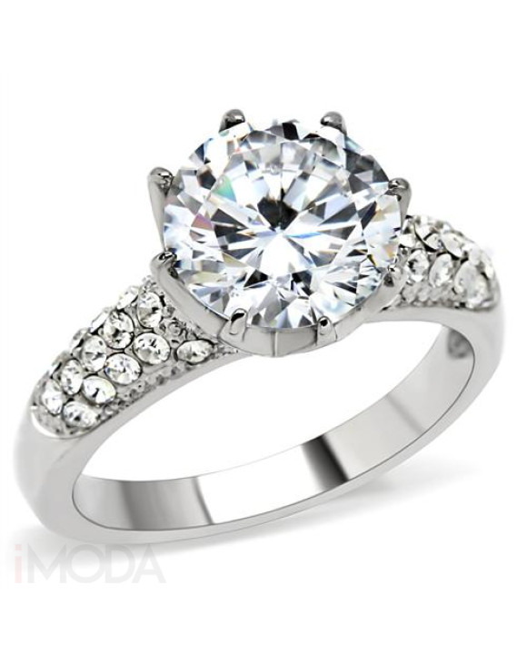 Dámsky oceľový prsteň