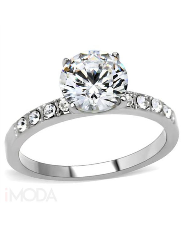 Dámsky oceľový prsteň